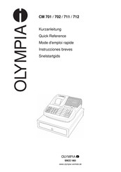 Olympia CM 702 Kurzanleitung
