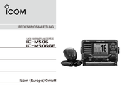 Icom IC-M506GE Bedienungsanleitung