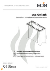 Eos Goliath Serie Montage- Und Gebrauchsanweisung