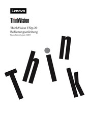 Lenovo ThinkVision T32p-20 Bedienungsanleitung