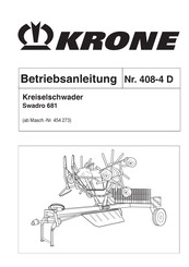 Krone Swadro 681 Betriebsanleitung