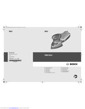 Bosch PSM 160 A Originalbetriebsanleitung