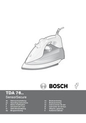 Bosch SensorSecure TDA 76 serie Gebrauchsanleitung