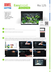 JUWEL AQUARIUM Rio 125 Schnellinstallationsanleitung