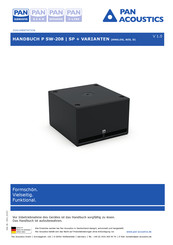 Pan Acoustics P SW-208|SP|D Handbuch