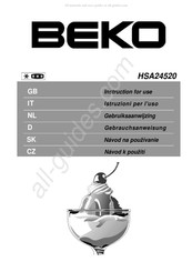Beko HSA24520 Gebrauchsanweisung