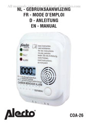 Alecto COA26 Anleitung