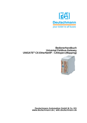 DEUTSCHMANN AUTOMATION UNIGATE CX EtherNet/IP 2Port - C4 Bedienerhandbuch