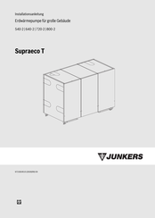Bosch Junkers Supraeco T 720-2 Installationsanleitung