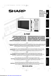Sharp r-74st Bedienungsanleitung Mit Kochbuch