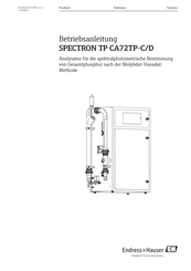 Endress+Hauser SPECTRON TP CA72TP-C Betriebsanleitung