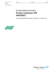 Endress+Hauser Proline Cubemass 300 PROFINET Anleitung