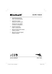 EINHELL CC-PO 1100/2 E Originalbetriebsanleitung