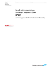 Endress+Hauser Proline 300 HART Anleitung