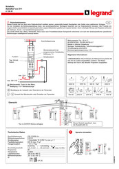 LEGRAND AlphaRex3 eco D11 Installationsanleitung