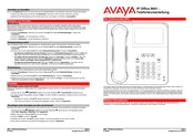 Avaya IP Office 9641 Telefonkurzanleitung