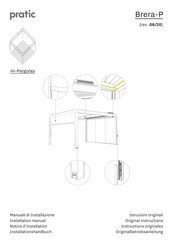 pratic Brera P Betriebsanleitung / Installationshandbuch