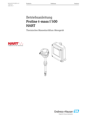 Endress+Hauser Proline t-mass I 500 HART Betriebsanleitung