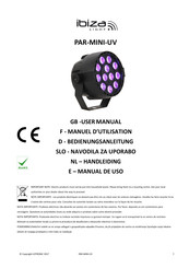 IBIZA LIGHT PAR-MINI-UV Bedienungsanleitung