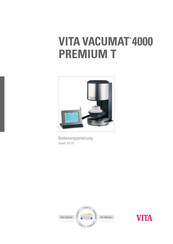 vita VACUMAT 4000 PREMIUM T Bedienungsanleitung