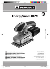 PEUGEOT EnergySand-187V Bedienungsanleitung