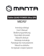 Manta QUAD POWER Ultra GPS MID707 Bedienungsanleitung