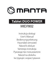 Manta DUO POWER MID7802 Bedienungsanleitung
