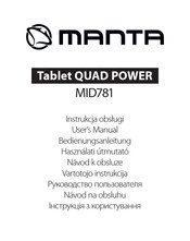 Manta QUAD POWER MID781 Bedienungsanleitung