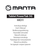 Manta PowerTab 3G MID11 Bedienungsanleitung