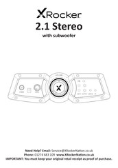X Rocker 2.1 Stereo Bedienungsanleitung