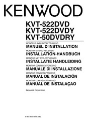 Kenwood KVT-522DVDY Installations-Handbuch
