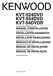 Kenwood KVT-54DVDR Installations-Handbuch
