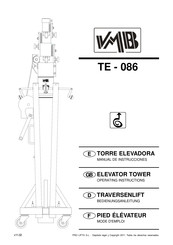 VMB TE-086 PRO B Stand Bedienungsanleitung