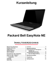 Packard Bell EasyNote NE Kurzanleitung