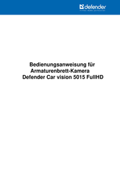 Defender Car vision 5015 FullHD Bedienungsanweisung