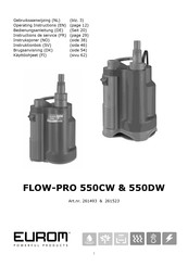 EUROM FLOW-PRO 550CW Bedienungsanleitung