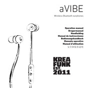 Kreafunk aVIBE Bedienungshandbuch