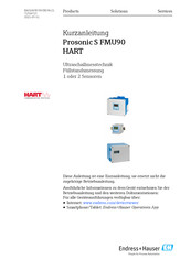 Endress+Hauser Prosonic S FMU90 Kurzanleitung
