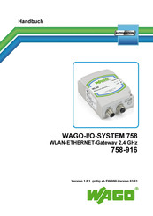 WAGO 758-916 Handbuch