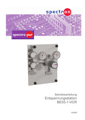 Spectron Spectropur BE55-1-VCR Betriebsanleitung