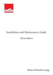 Oras Safira 1008 Installations- Und Montageanleitung