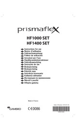 Gambro PRISMAFLEX HF1000 Gebrauchsanweisung