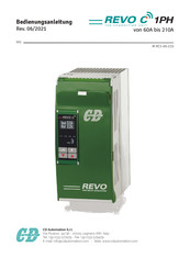 CD Automation Revo C 1Ph 210A Bedienungsanleitung