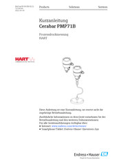 Endress+Hauser Cerabar PMP71B Kurzanleitung