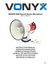 VONYX MEG050 50W Gebrauchsanleitung