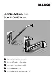 Blanco 514211 Technische Produktinformation