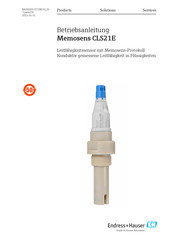 Endress+Hauser Memosens CLS21E Betriebsanleitung
