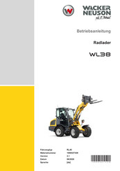 Wacker Neuson WL38 Betriebsanleitung