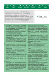 Comelit 8461M Technisches Handbuch