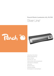 Peach Silver Line PL705 Bedienungsanleitung